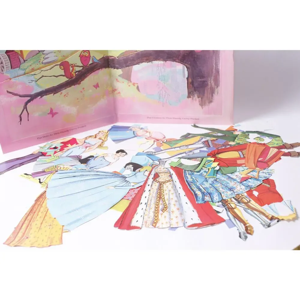 1960s Whitman Disney Sleeping Beauty Paper Doll Book ~ 260722-WH 1324